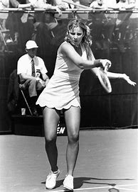 Image result for Chris Evert Playing Tennis