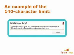 Image result for 140 Characters Example