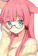 Image result for Cat Girl with Glasses