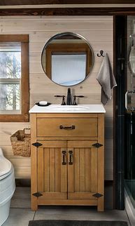 Image result for Rustic Country Bathroom Vanities