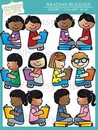 Image result for Buddy Reading Clip Art