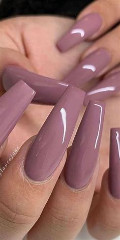 Pin by Janel Ramirez on Nails Did in 2022 | Mauve nails, Acrylic nails coffin short, Purple nails