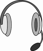Image result for One Ear Headset Clip Art