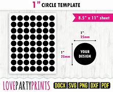 Image result for 1 Inch Circle Template Photoshop