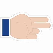 Image result for 2 Fingers Up Emoji