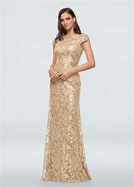 Image result for Metallic Gold Mother of the Bride Dresses