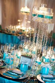 Image result for Tiffany Blue Centerpieces
