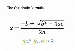 Image result for Solve Quadratic Equation