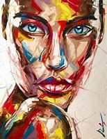 Image result for Abstract Art Colorful Faces