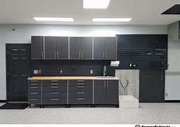 Image result for Garage Workbench and Cabinet Systems