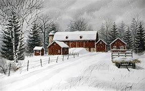 Image result for Vintage Winter Farm Scenes