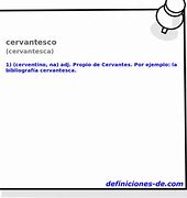 Image result for cervantesco