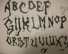 Image result for Creepy Word Fonts