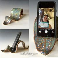 Image result for Pottery Cell Phone Holder