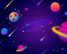 Image result for Cartoon Galaxy Planet Background