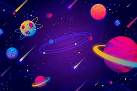 Image result for Galaxy Planet Cartoon