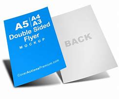 Image result for A5 2-Fold Flyer Mockup