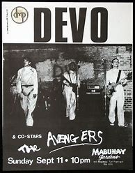 Image result for Devo Concert Posters