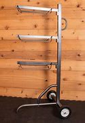 Image result for Red Metal Saddle Rack