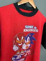 Image result for Sonic and Knuckles T-Shirt