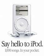 Image result for First Ads for iPod
