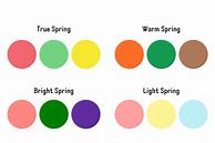 Image result for Spring Color Chart