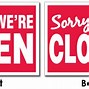 Image result for Open Sign Printable