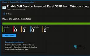 Image result for Sspr Lock Screen Button
