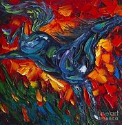 Image result for Impressionistic Horse Painting