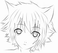 Image result for Anime Wolf Boy Sketch