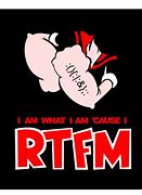 Image result for Rtfm Sign
