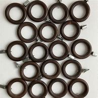 Image result for 1 Inch Wooden Viola Drapery Rings