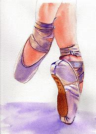 Image result for ballet pointe shoe art