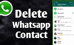 Image result for Delete Contact From Whats App