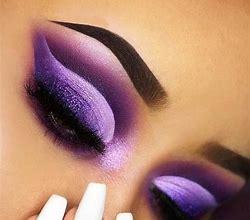Image result for Purple Makeup for Brown Eyes