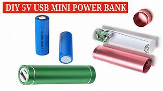 Image result for 5V USB Aluminium Body Power Bank Case for 18650 Battery