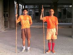 Image result for Lathi Stick Fighting