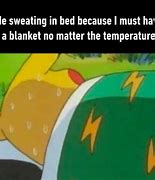 Image result for Bed Imprint Sweat Meme