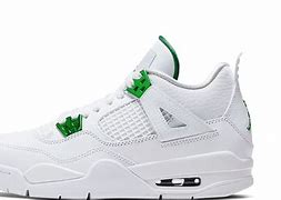 Image result for Jordan 4 Green and White