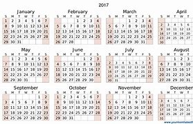 Image result for 2017 Calendar PNG