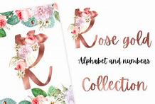 Image result for Numbers 1 to 12 Rose Gold