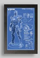 Image result for Iron Man Blueprint of Instructions Mark 89000