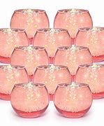 Image result for Rose Gold Crystal Candle Holder