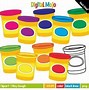 Image result for Playing with Playdough Cartoon