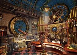 Image result for Steampunk Environment Concept Art