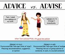 Image result for What Is the Difference of Advise and Advice