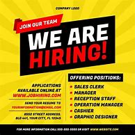Image result for Now Hiring Advertisement