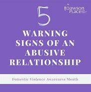 Image result for Abusive Relationship Warning Signs