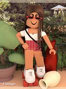Image result for Girl Photo with Roblox Character in It