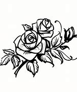 Image result for Rose Bouquet Clip Art Black and White